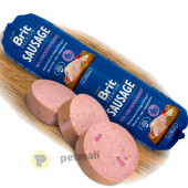 Деликатесен салам за кучета Brit Sausage Sausage Chicken & Rabbit -  с 85% свежо пилешко месо и 10% заешко месо 800 гр.